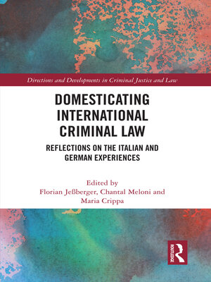 cover image of Domesticating International Criminal Law